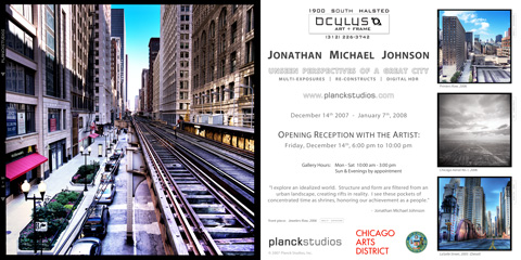 Flyer for Oculus Show 