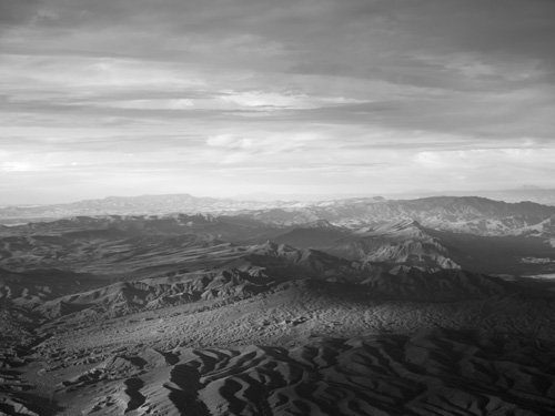 Arizona Aerial No. 1 black and white photo