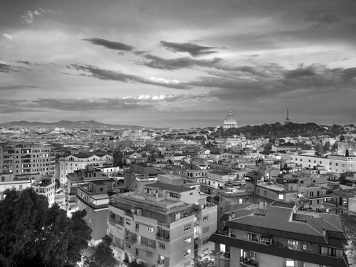 Rome | Cityscape black and white photo