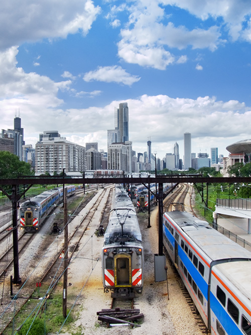 Main Photo: Metra Rail Yard