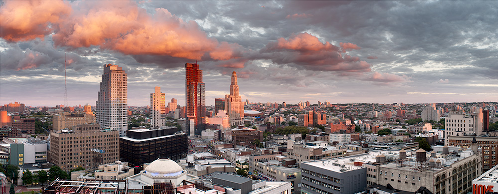 Brooklyn Sunset Panorama Print