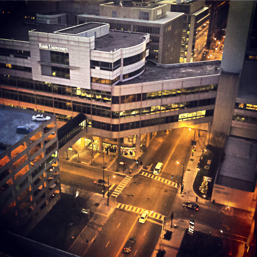 Rush Hospital Intersection Print